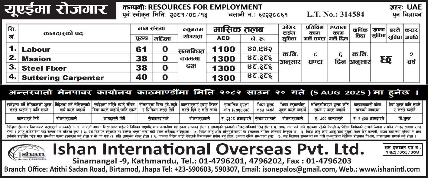 Resources for Employment